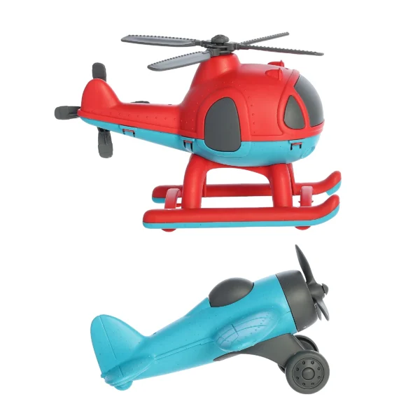 Helicopter and Plane Side