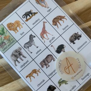 STAP - Safari Animal Card