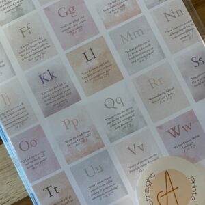 STAP - Scripture Alphabet Cards