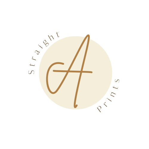 Straight A prints